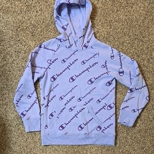 Champion Girl's Purple Hoodie